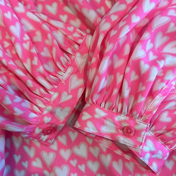 Darling Women’s Hearts Blouse - Picture 3 of 11